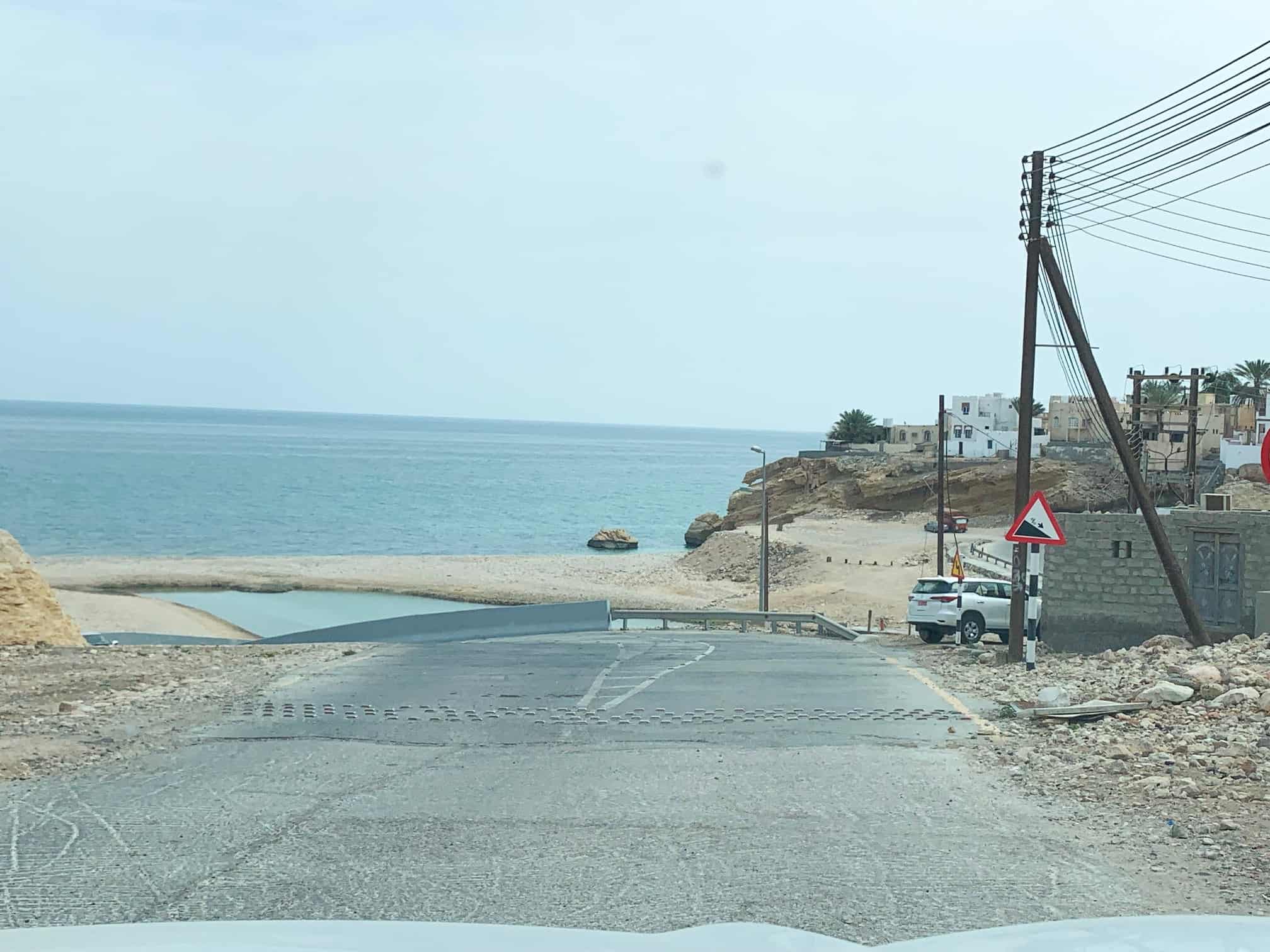 Road to Wadi Shab Oman