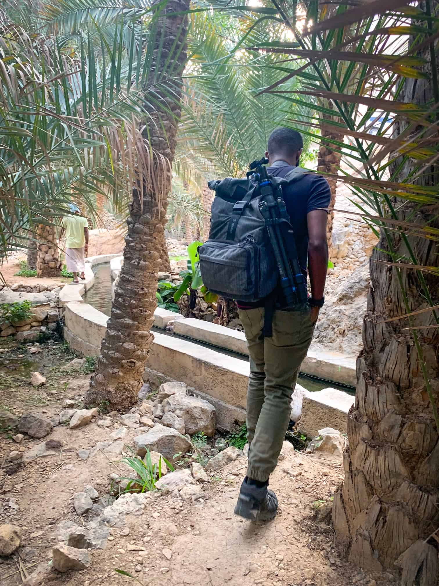 Wadi Tiwi irrigation channels