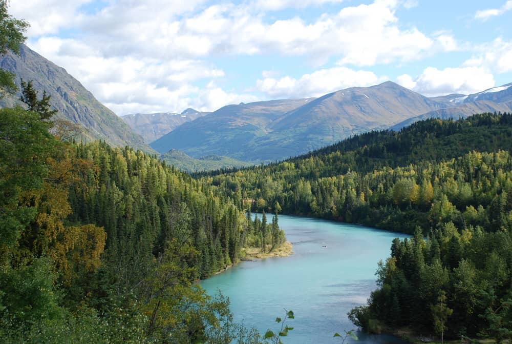 Kenai river is great for fishing on your Alaska itinerary