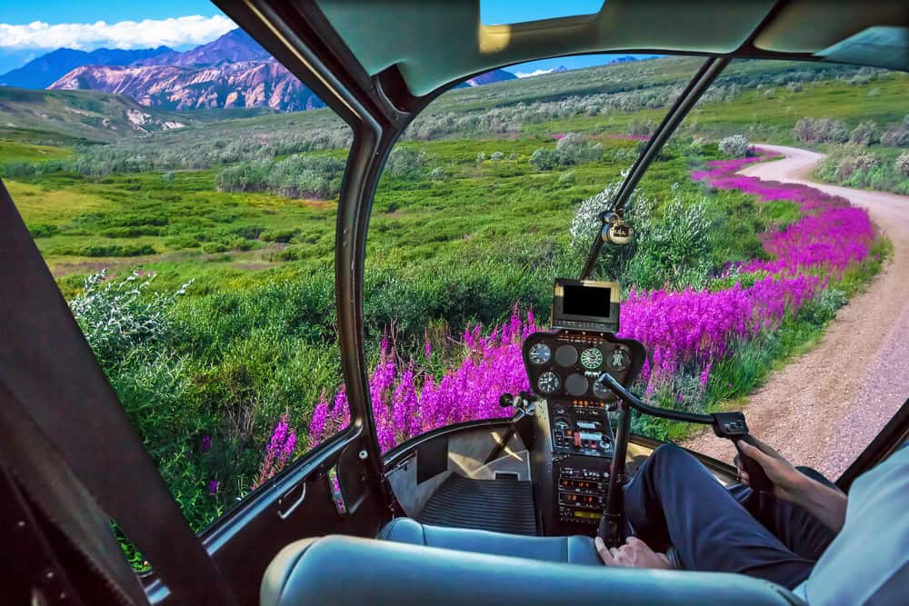 Helicopter tour in Seward Alaska