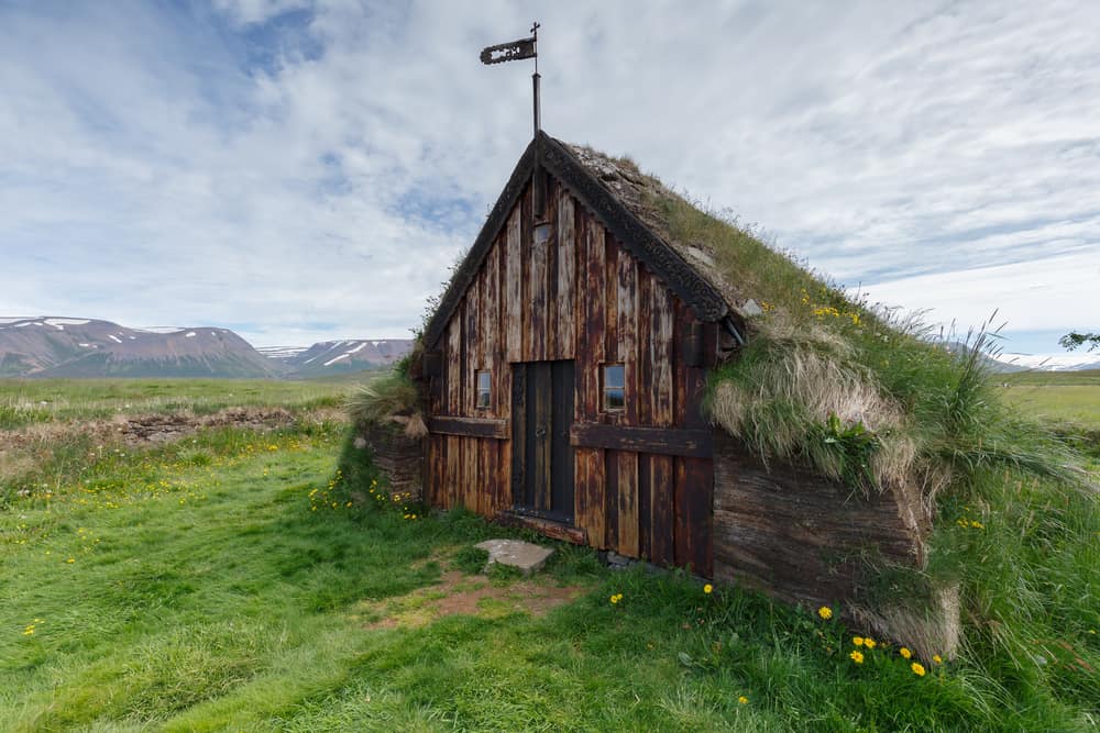 Grafarkirkja Church is the oldest turf church in Iceland
