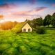 Hofskirkja Church is a pretty turf church in Iceland