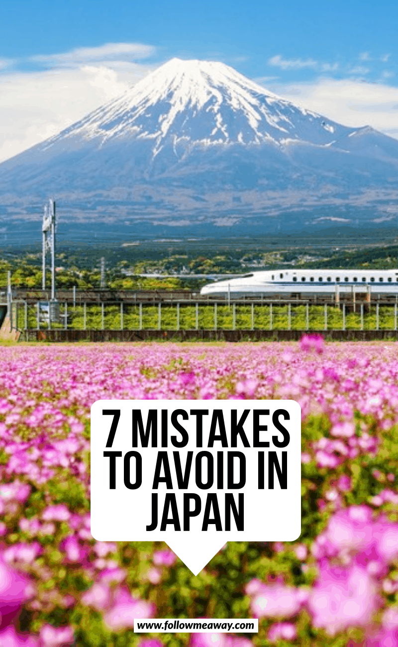 7 mistakes to avoid in japan