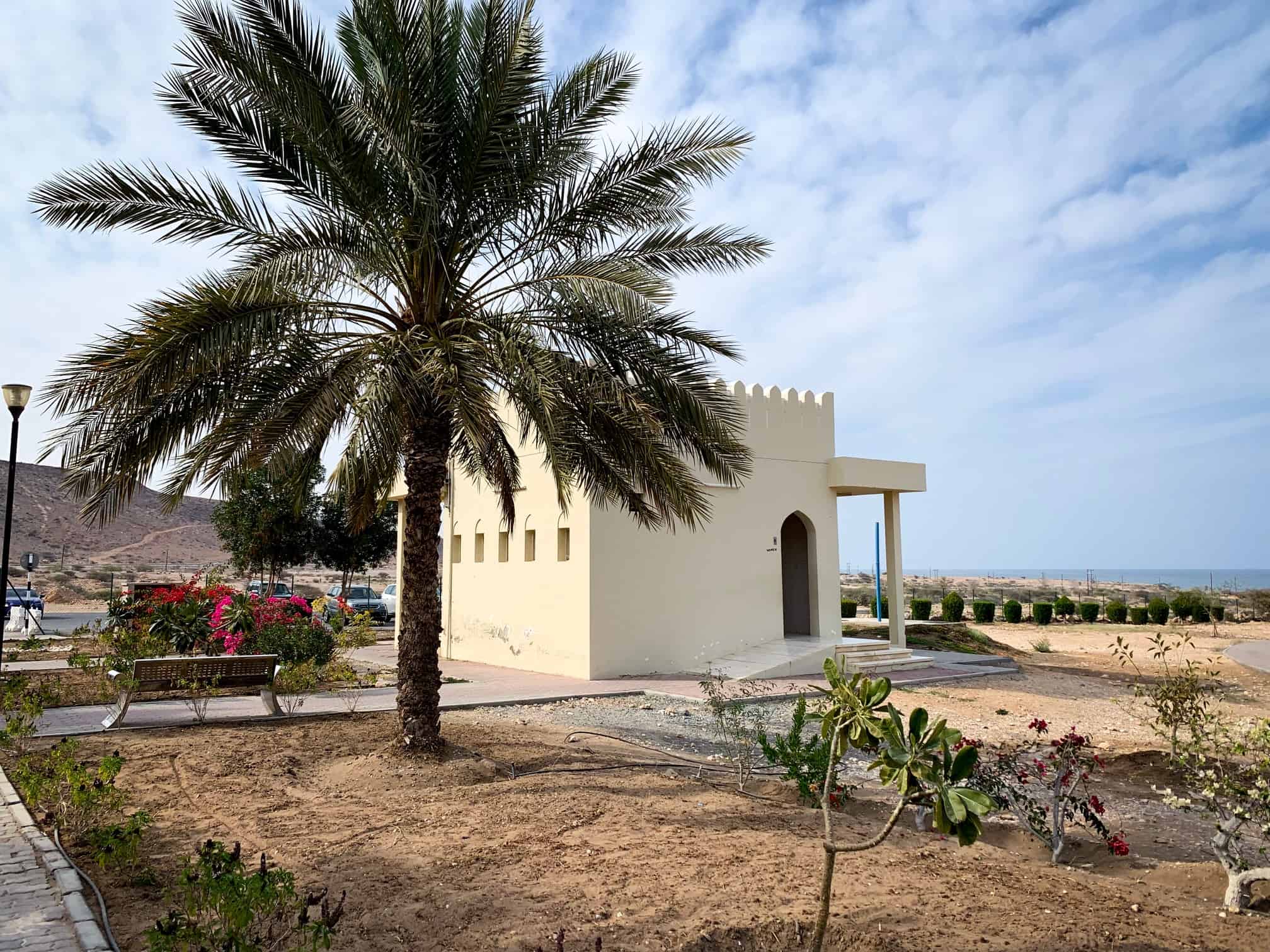 The bathrooms at Bimmah Sinkhole in Oman