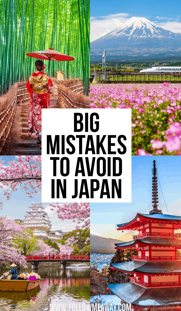 Big mistakes to avoid in Japan