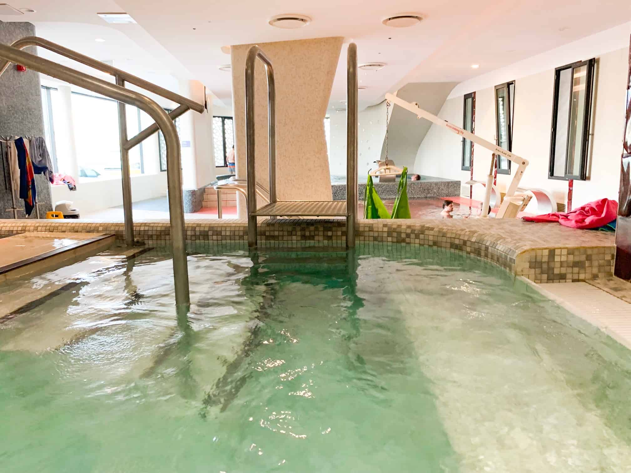 Rudas baths hottest pool