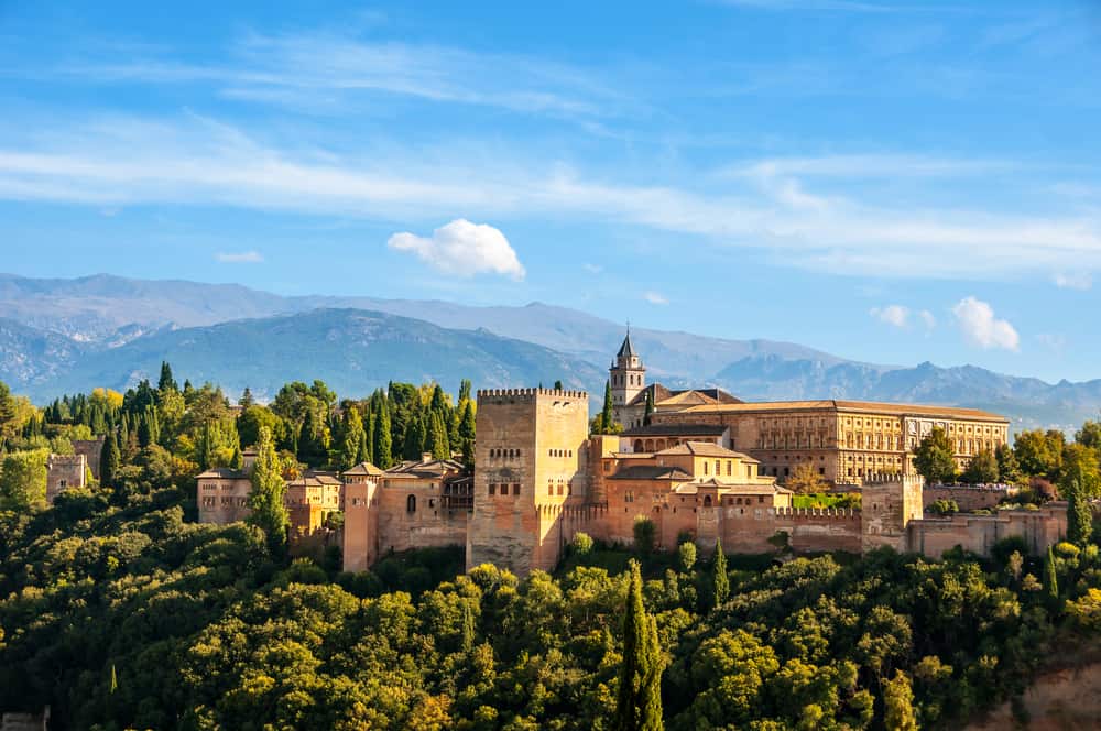 For a Moorish Castle in Europe stop by Alhambra in Spain