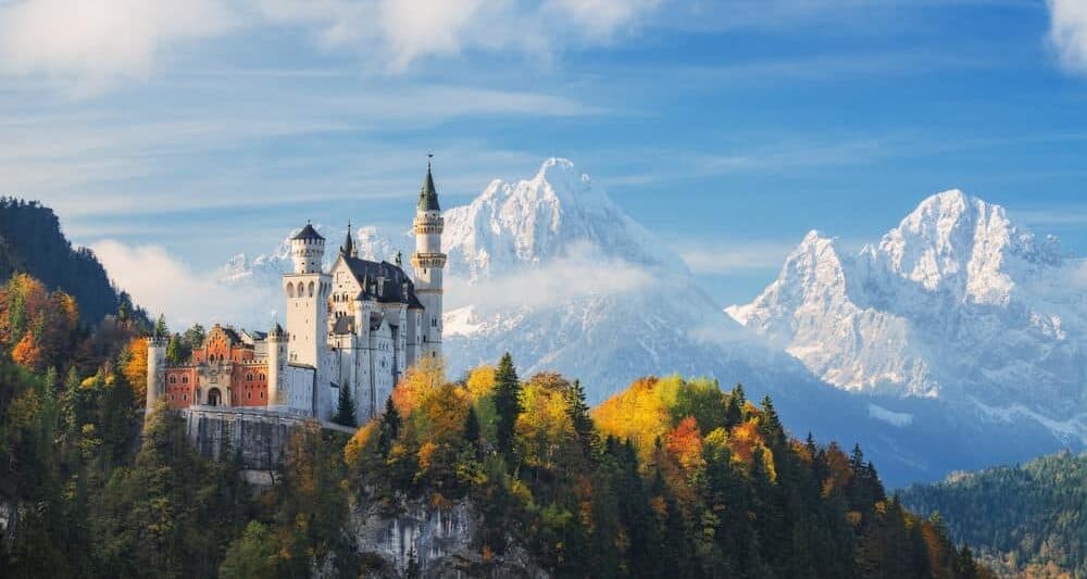 the most picturesque castle in Europe Neuschwanstein Castle in Germany is a Disney Princess lovers dream