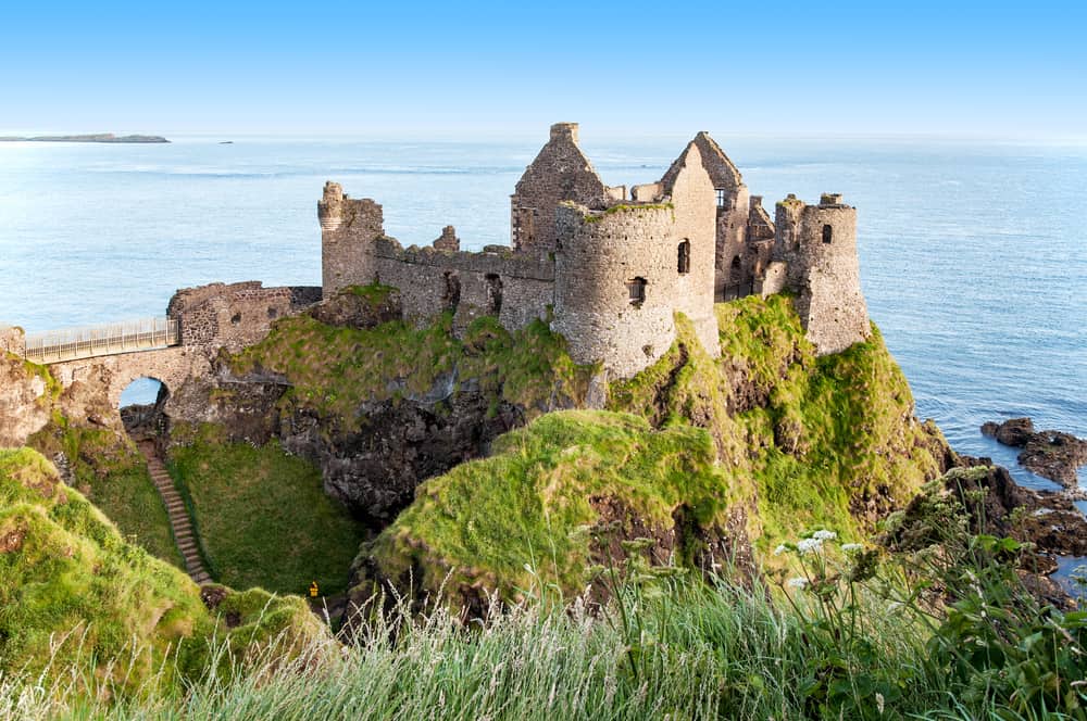 Get ready to visit Dunluce Castle during your Game Of Thrones Ireland itinerary