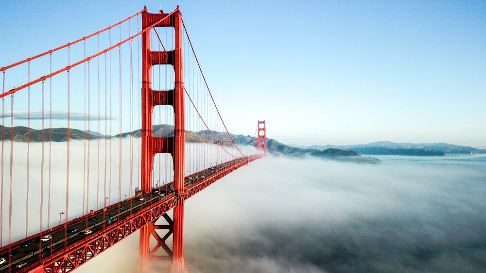 The golden gate bridge is a must see in San Francisco