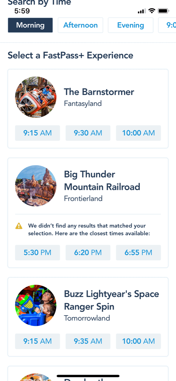 plan fast passes in advance when planning a trip to Disney