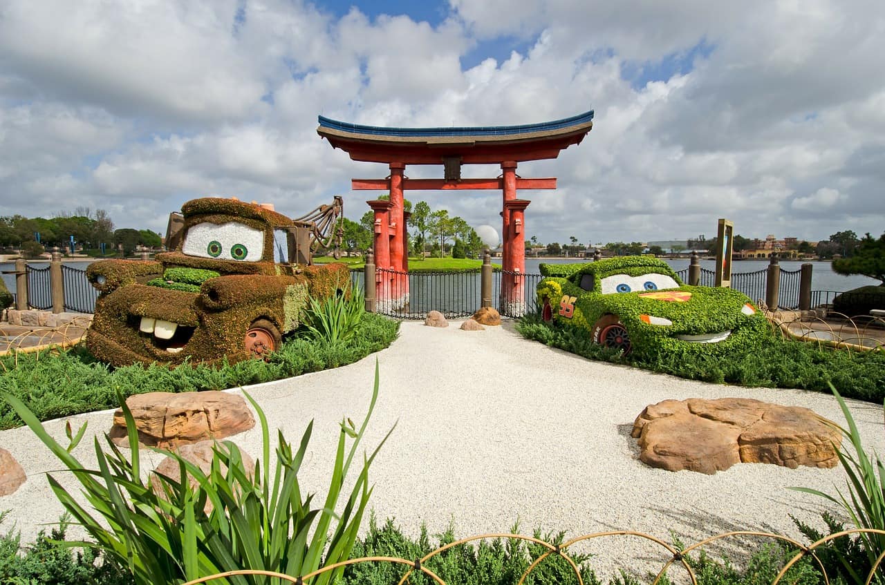Visit the Japan part of Epcot when planning a trip to Disney