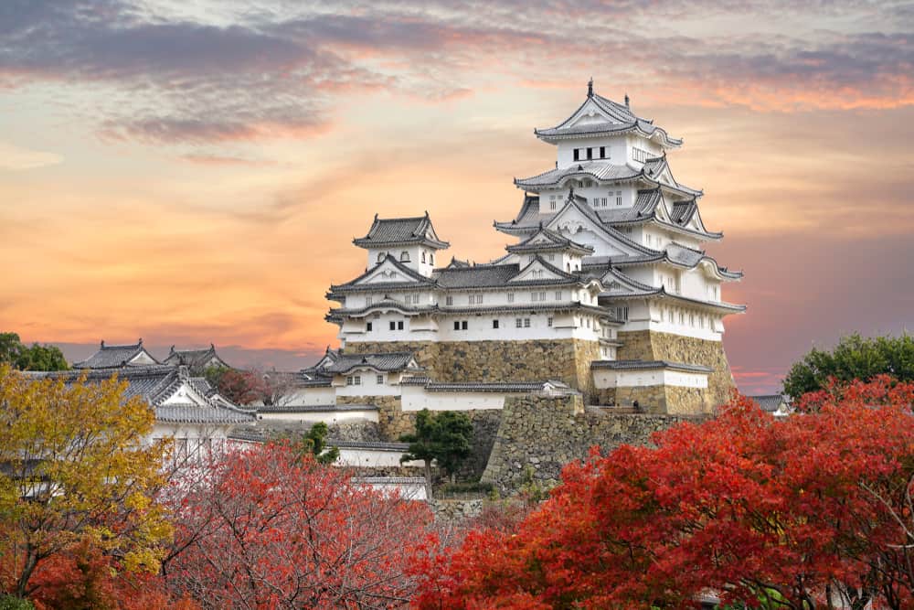 Stunning white castle in Japan