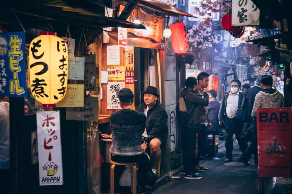 traditional bar in Japan 