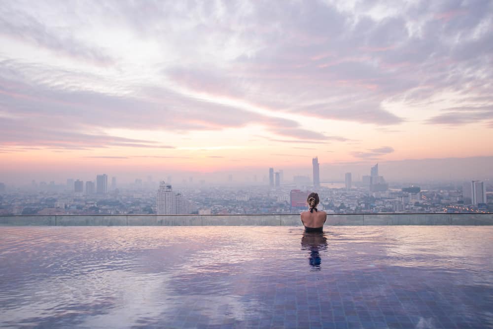 Missing out on the rooftop pools is a big mistake when planning a trip to Thailand