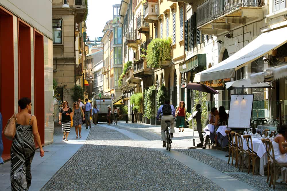The Brera District is perfect place to go on your one day in Milan