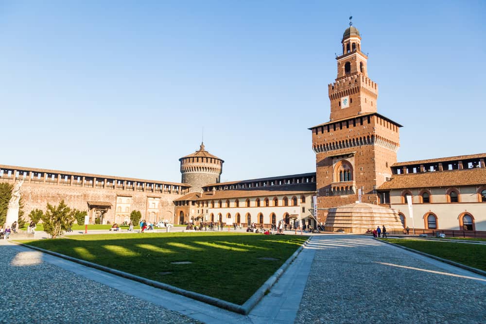 If you love castles, Castle Sforza is a must see on your one day in Milan.