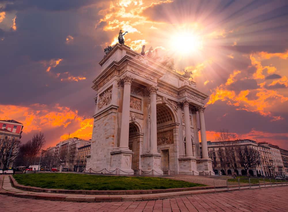 Sempione park is nice place to relax on your one day in Milan