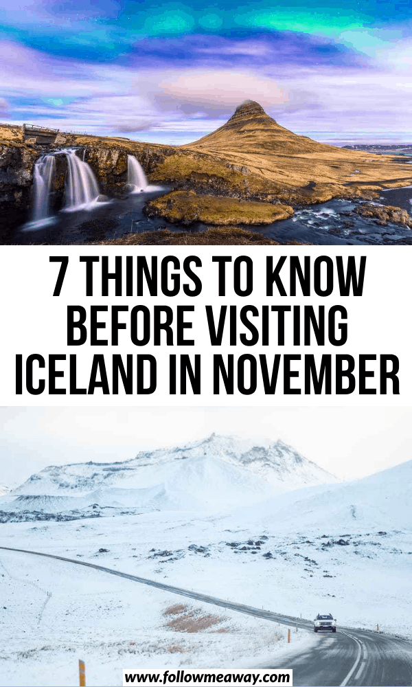 7 things to know before visting iceland in november