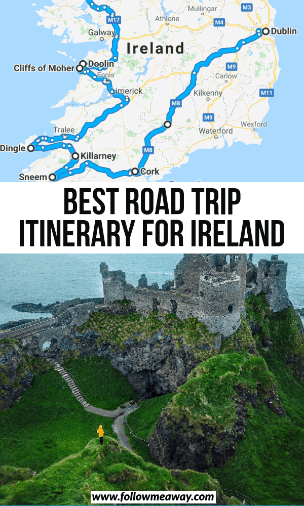 best road trip itinerary for ireland