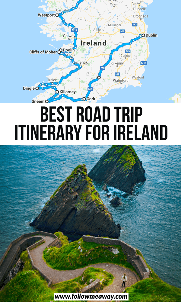 ireland self drive tour itinerary