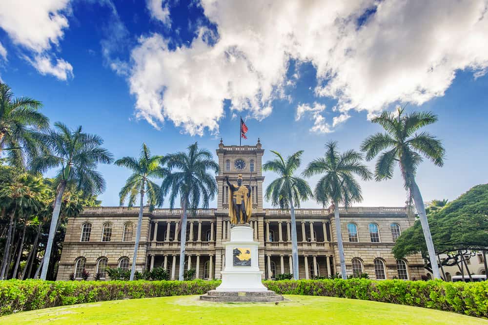 Iolani Palace is the only true royal castle in America