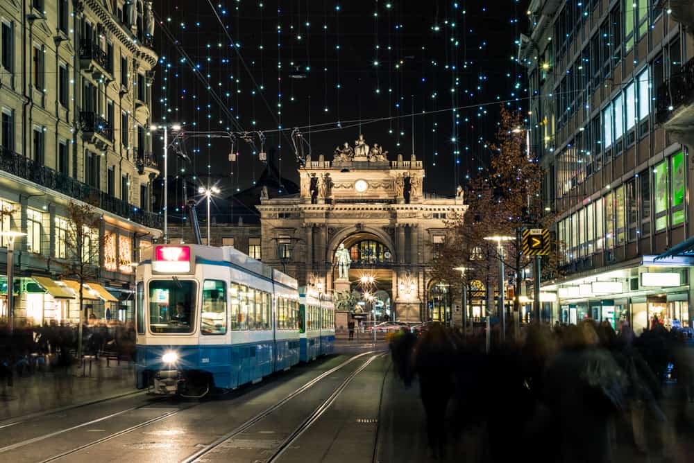 You can stroll down the streets of the the Weihnachtsmarkt Im Dörfli Christmas Market