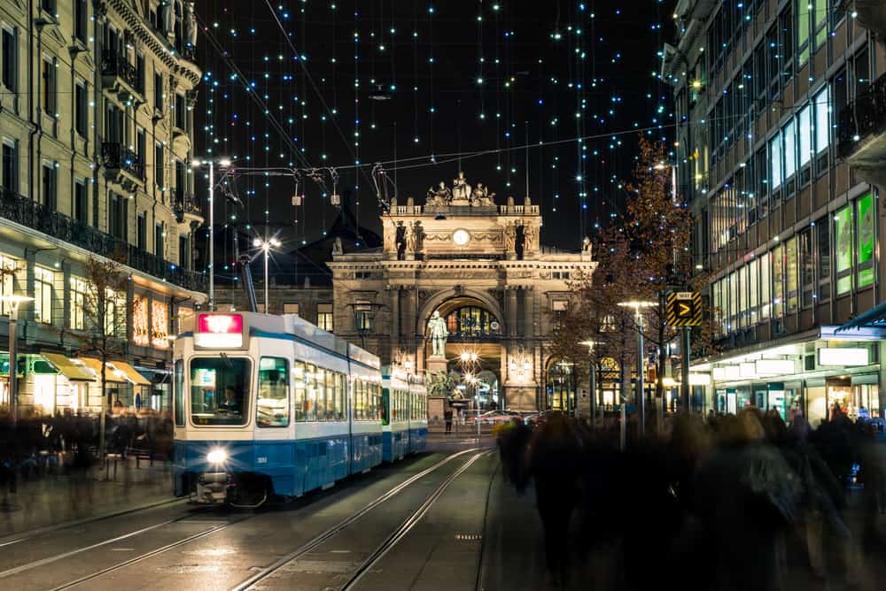 You can stroll down the streets of the the Weihnachtsmarkt Im Dörfli Christmas Market