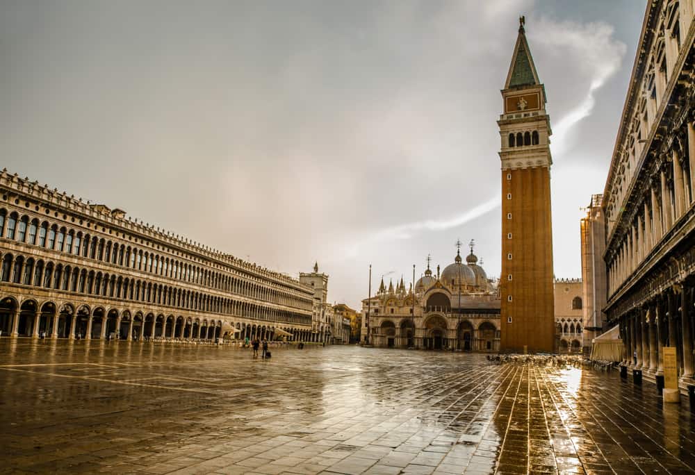 rain in Venice to use your poncho on your Italy packing list