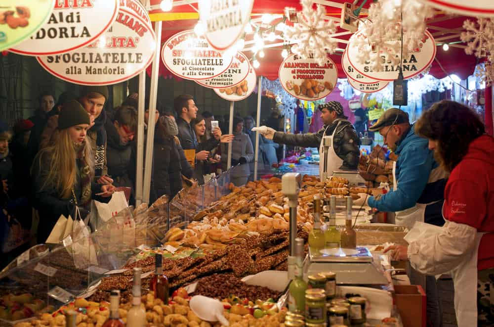 Visitors from all over come and celebrate Christmas at Milan Christmas Markets