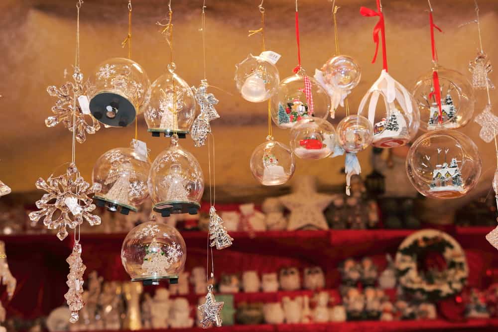 Beautiful Glass Ornaments from the Verona Christmas Market