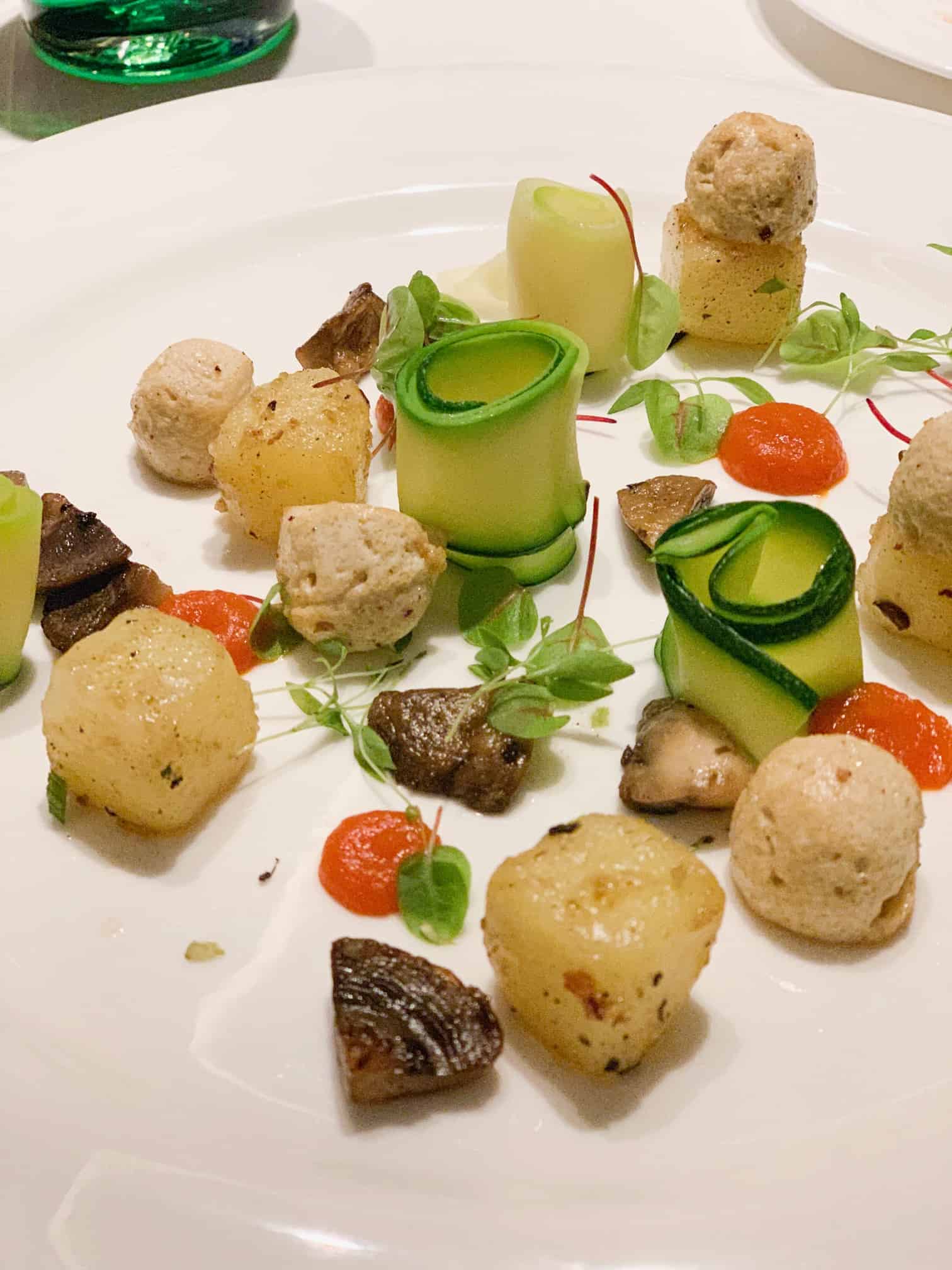 Vegan entree on crystal river cruises