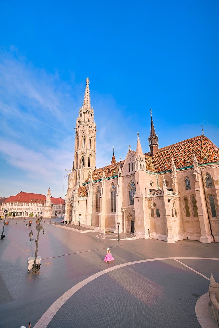 stunning view from Matthias Church in Budapest