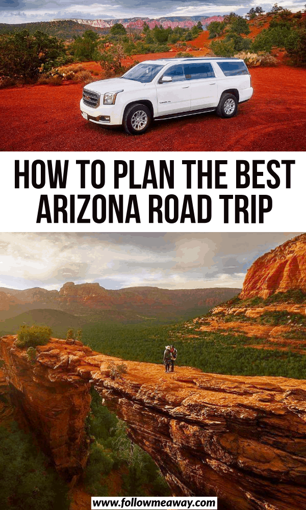 how to plan the best arizona road trip