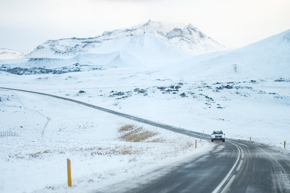 heed all road closures when driving in iceland in winter