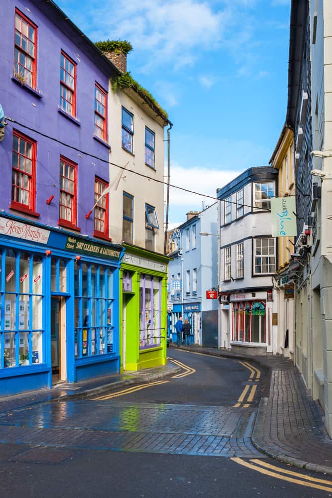 avoid renting a car in ireland in a small town like Kinsale shown here