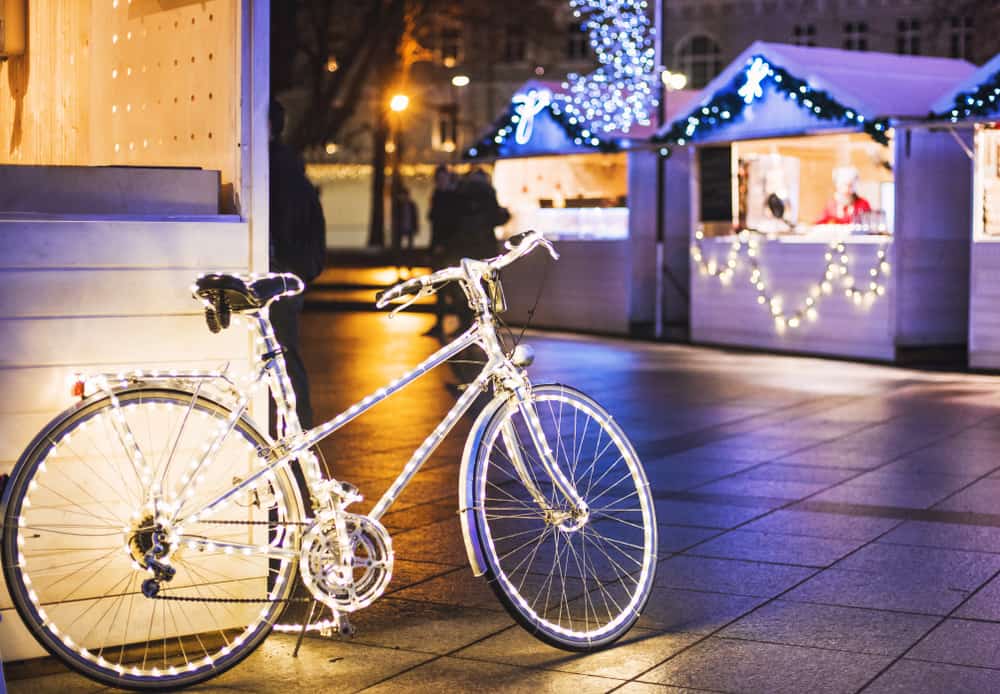 why not go biking during christmas in paris