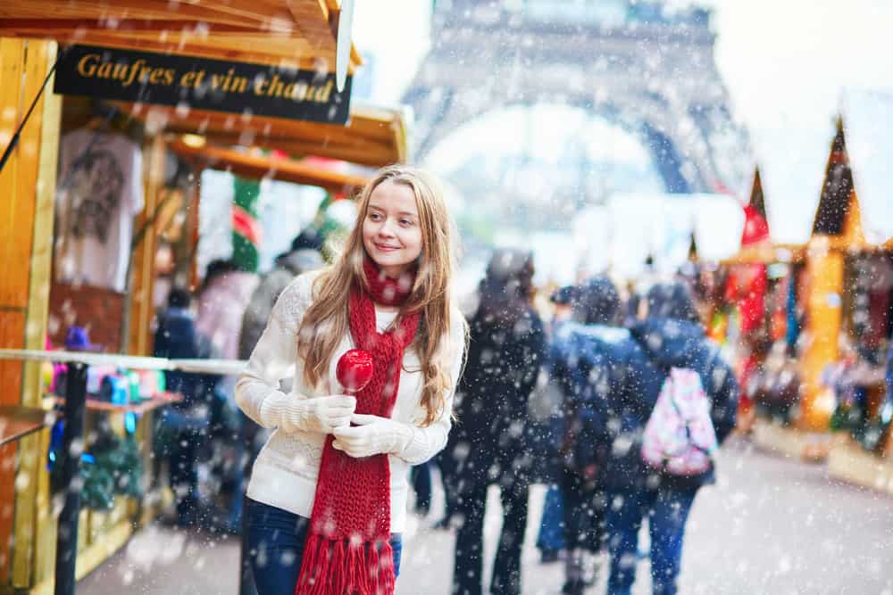 Visit the markets during christmas in paris