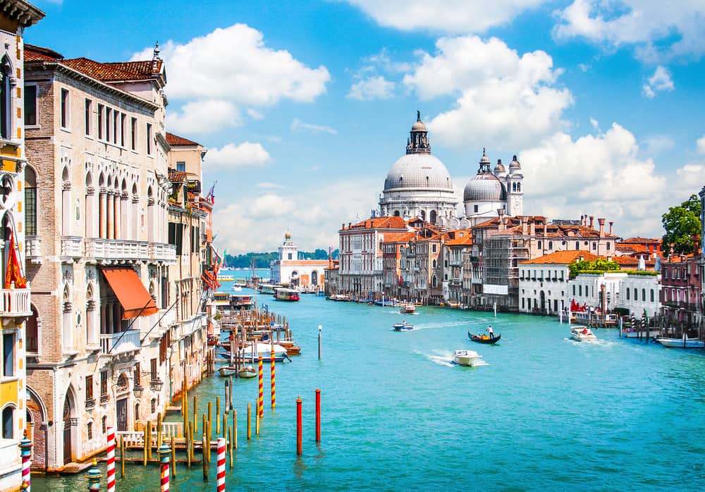 This landscape view of a canal is just one of the few sights you might see when visiting Europe so don't forget to pack for it! 