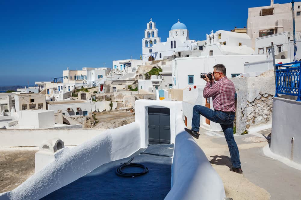 Extra memory cards for your camera is a must add to your Europe Packing List so you can take breathtaking photos like this one of Greece!