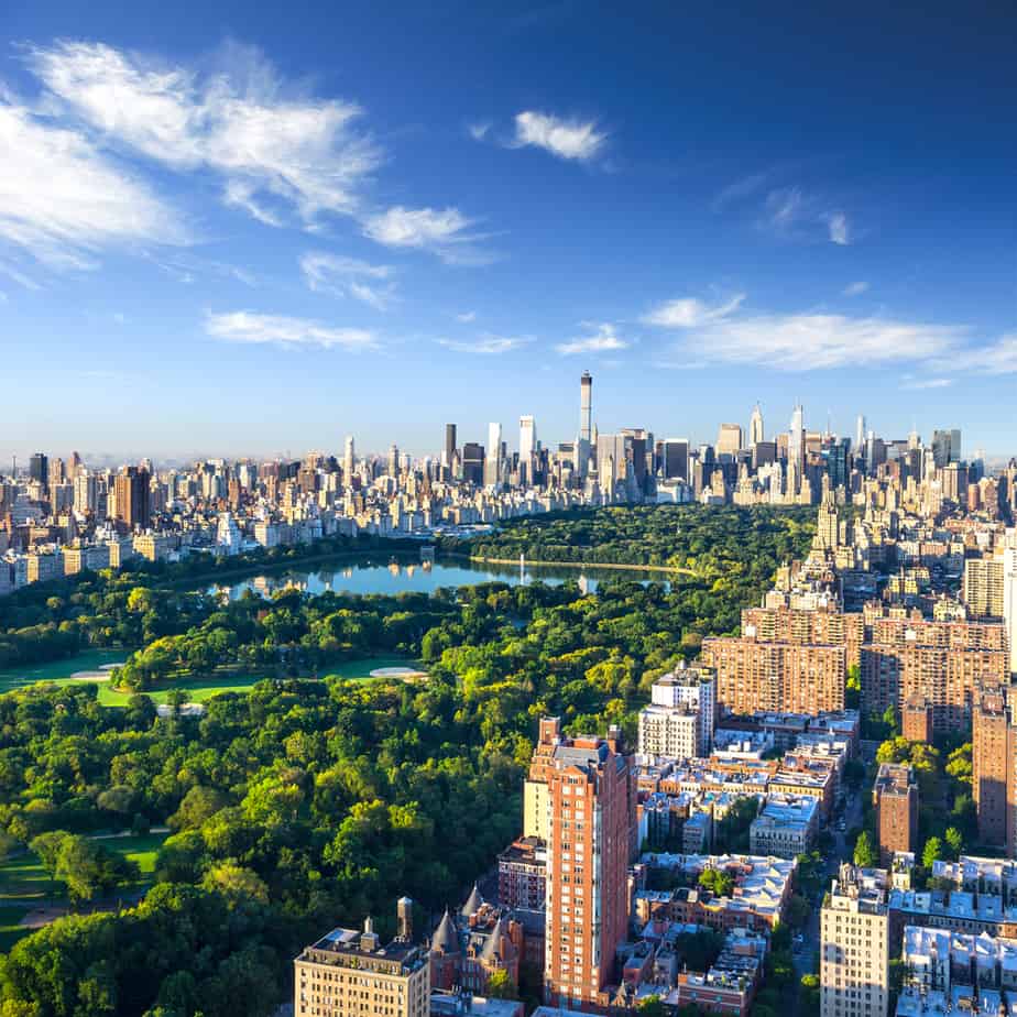 A lovely view of Central Park, a wonderful spot to visit when trying to see New York in a day.