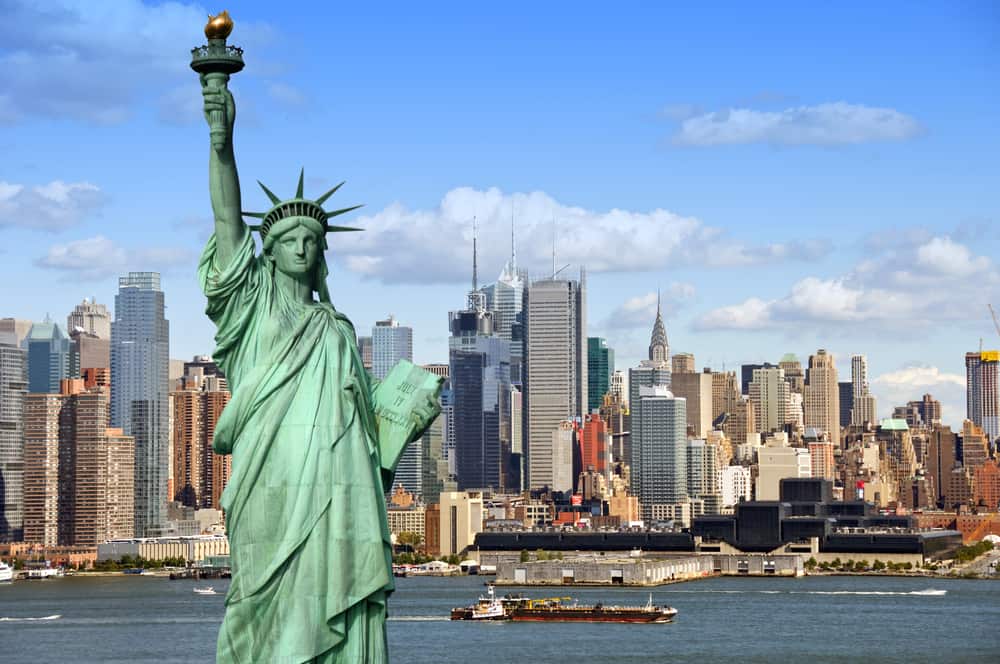 The Statue of Liberty and the Hudson River are great spots to visit when trying to see New York in a day.