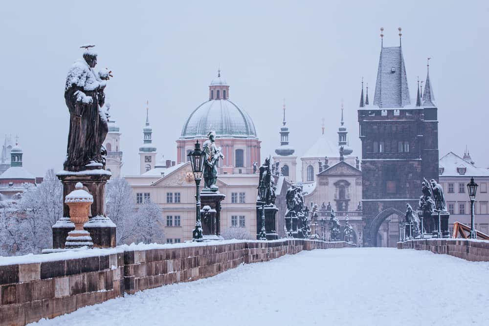 Visiting Prague in winter is incomplete without stopping by the iconic Charles Bridge