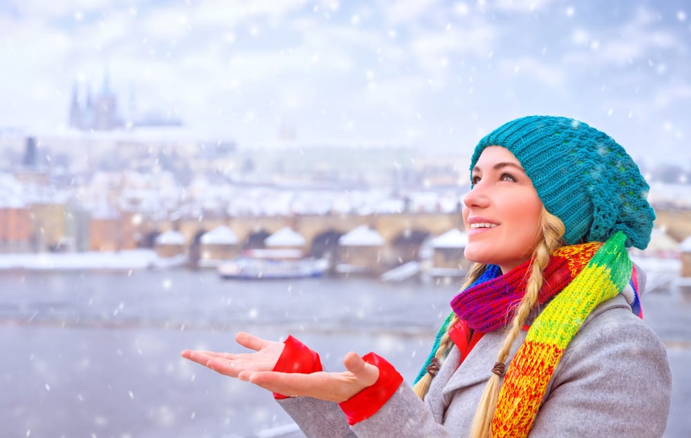 Visiting Prague in winter requires warm and comfy clothing!