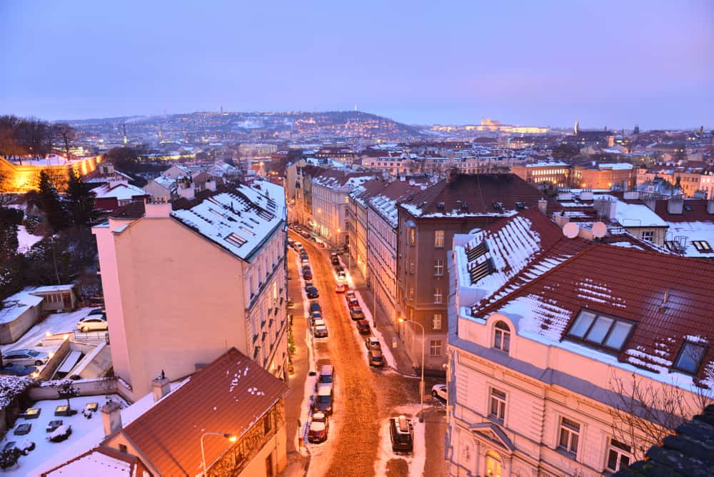 There are several ways to get to Prague in winter