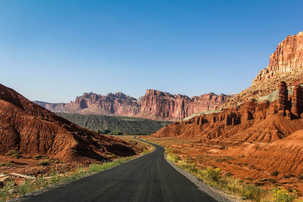 road trip on utah