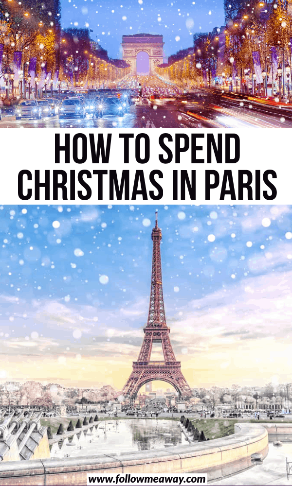 how to spend christmas in paris