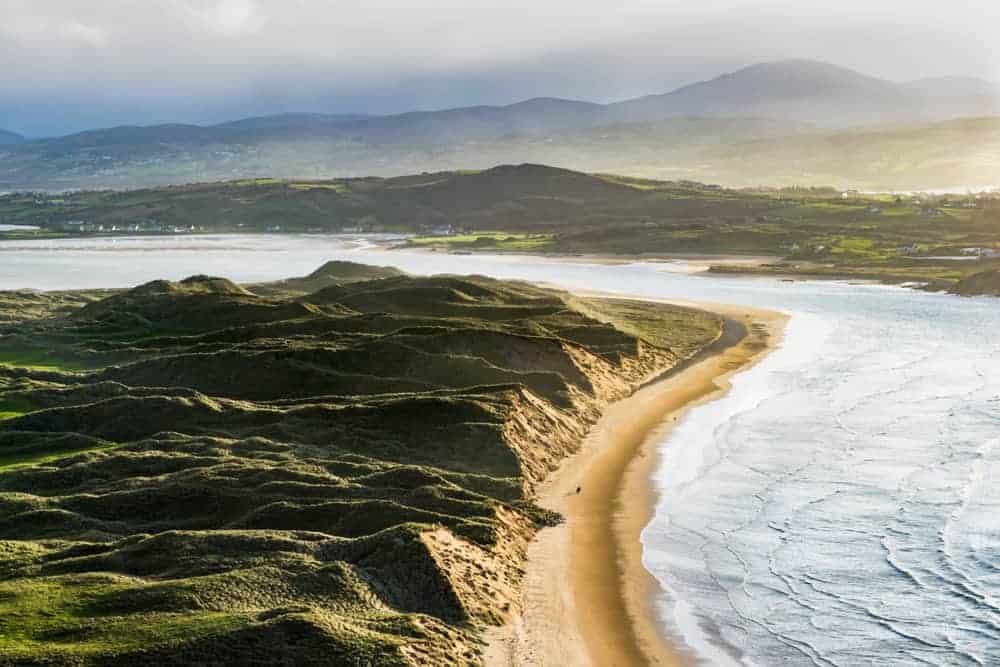 beaches in Ireland with long stretch of shore