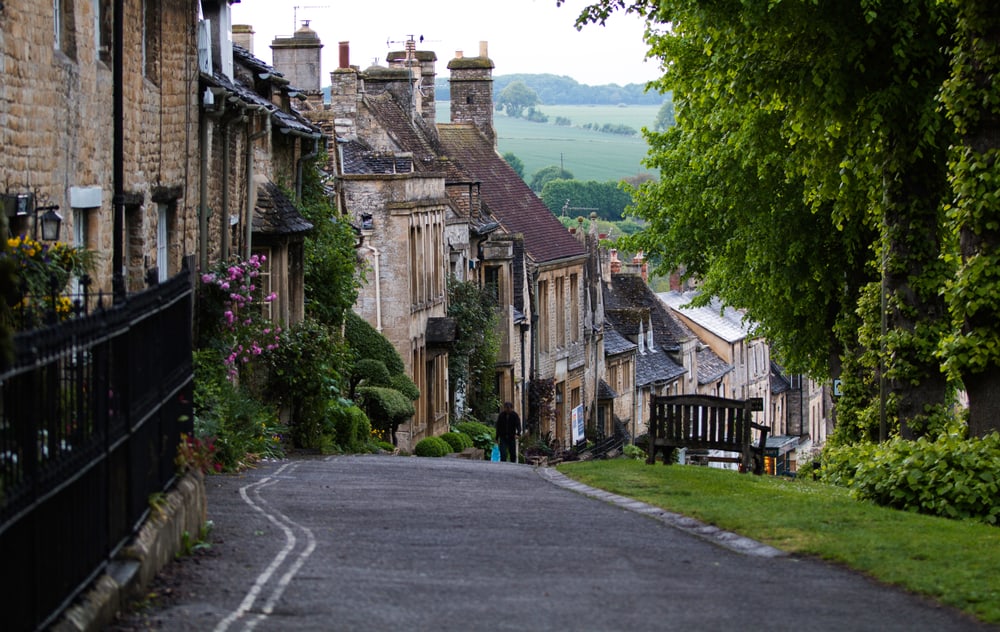 Burford is known for its medieval architecture and vibe in the Cotswolds Villages!