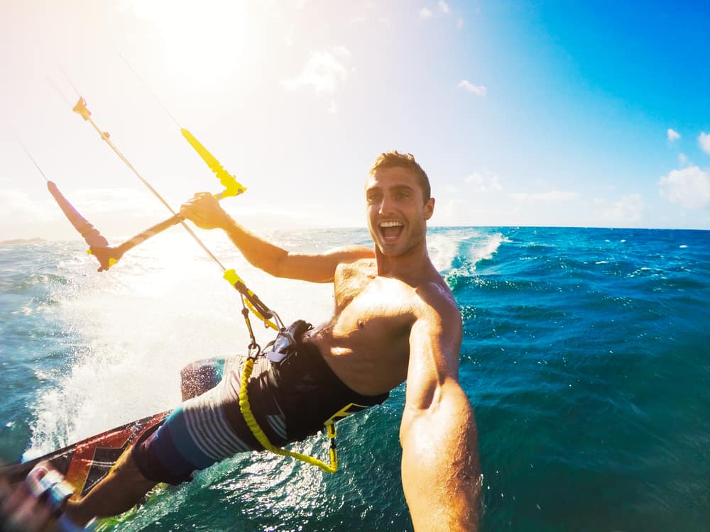 The GoPro Alternative FitFort 4K Action Camera is great for action shot adventures when you do water sports